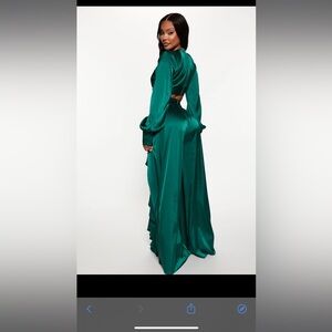 Melanie Satin Jumpsuit!